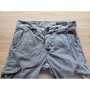 Rockstar Made in USA Cargo Jeans 100% Cotton Size 30 Y2K grunge goth biker punk